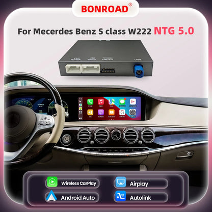 Draadloze CarPlay Adapter – Android Auto Interface – Wireless Auto Connector – Bluetooth Multimedia Module – NTG 5.0 Variant – Plug & Play Installatie – Veiligheid en Gebruiksgemak - QUORE