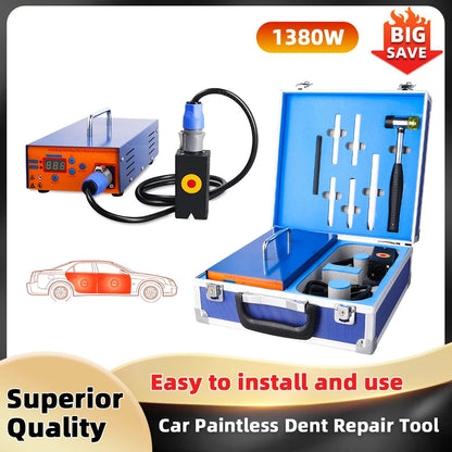 Professionele Autodeukverwijderaar – Dent Repair Tool – Inductieverwarming – Parkeerdeukverwijderaar – Deukherstel – 1380W Output – Digitale Bediening
