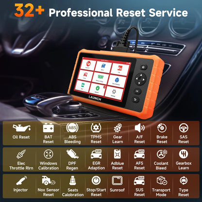 Autodiagnoseapparaat – Diagnose Tool – Auto Scanner – Foutcode Lezer – Reparatie Scanner – 32+ Servicefuncties – Live Data Streaming
