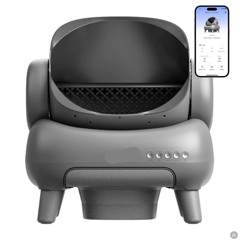 Kattenbak – Kattentoilet – Zelfreinigende Kattenbak – Automatische Kattenbak – Hop-in Kattenbak – Grote Capaciteit 12L – Duurzaam ABS Plastic