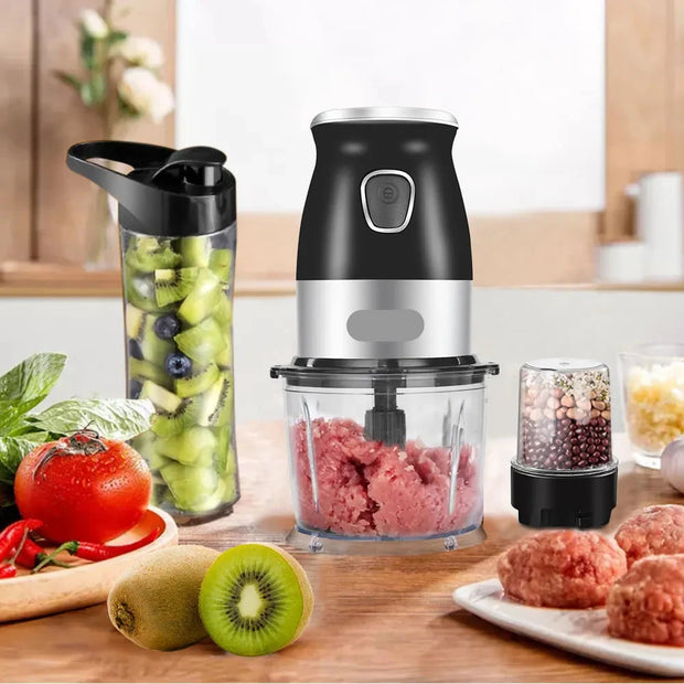 Meat Grinder - 500W - Meat Grinder - Food Processor - Personal Mini Blender Mixer - Juicer Dryer - 800ml Mincer - 25000rpm