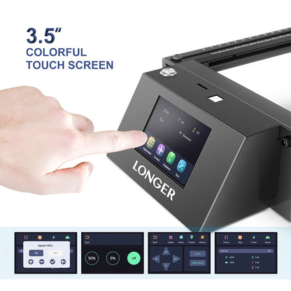 Lasergraveermachine – Laser Cutter – Laser Engraver – Graveermachine – Laser Snijmachine – 5,5W Diodelaser – Groot Werkoppervlak 410x410 mm