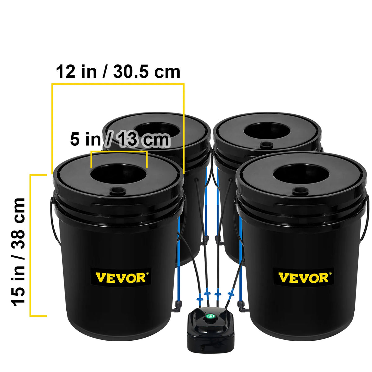Hydrocultuur -Watercultuursysteem - Watercultuursysteem Gallon - Emmers Watercultuursystemen - Direct 4PCs - QUORE