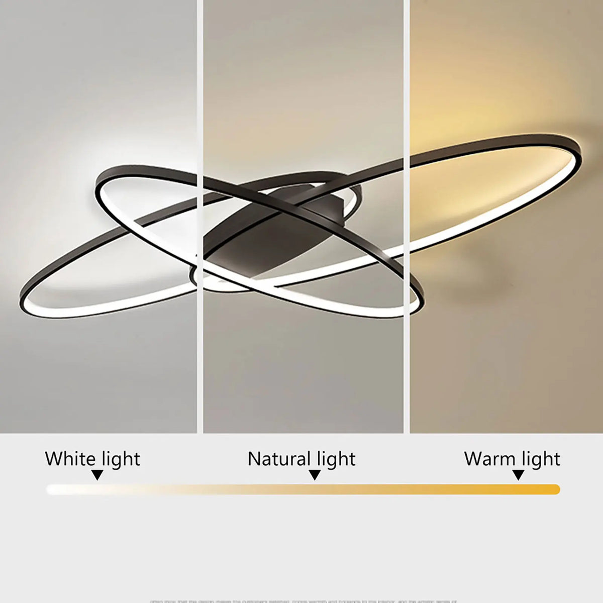 Plafondlamp - Plafonniere - Industrial Ceiling Lamp - 70W - Creatieve Hanglamp - LED Kroonluchter - Zwart - QUORE