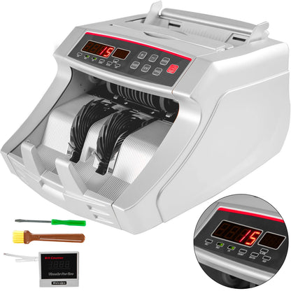 Geldtelmachine - Safescan - Biljettelmachine - Geld Teller - met UV- en MG-Detectie - 1000 Biljetten per Minuut - Geldmachine - Voor Euro’s, Geschikt voor Winkels en Kantoren - Wit