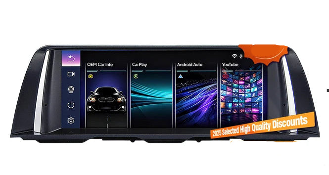 Multimedia Speler – Auto Radio – Touchscreen Navigatie – Car Entertainment – F10 NBT Variant – 10,25 Inch Scherm – Draadloos CarPlay & Android Auto