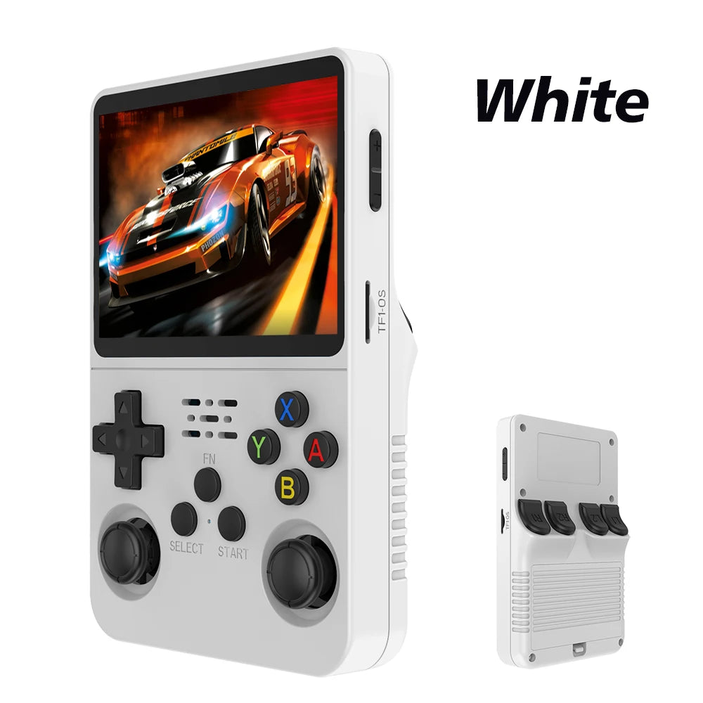 R36S Retro Handheld Video Game Console Linux System 3.5 Inch IPS Screen Portable Pocket Video Player R35S 64GB Games - QUORE