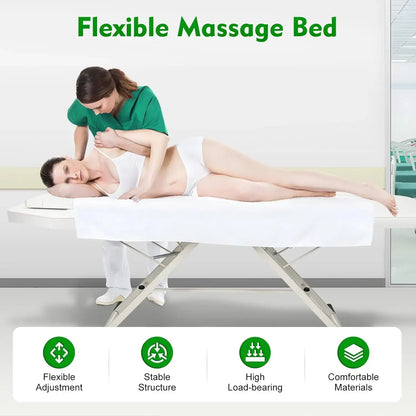 Massagebed – Massagetafel – Massagetafel inklapbaar – Massagebank – Massagetafel draagbaar – Stevig staalframe – Comfortabel ademgat met nekkussen