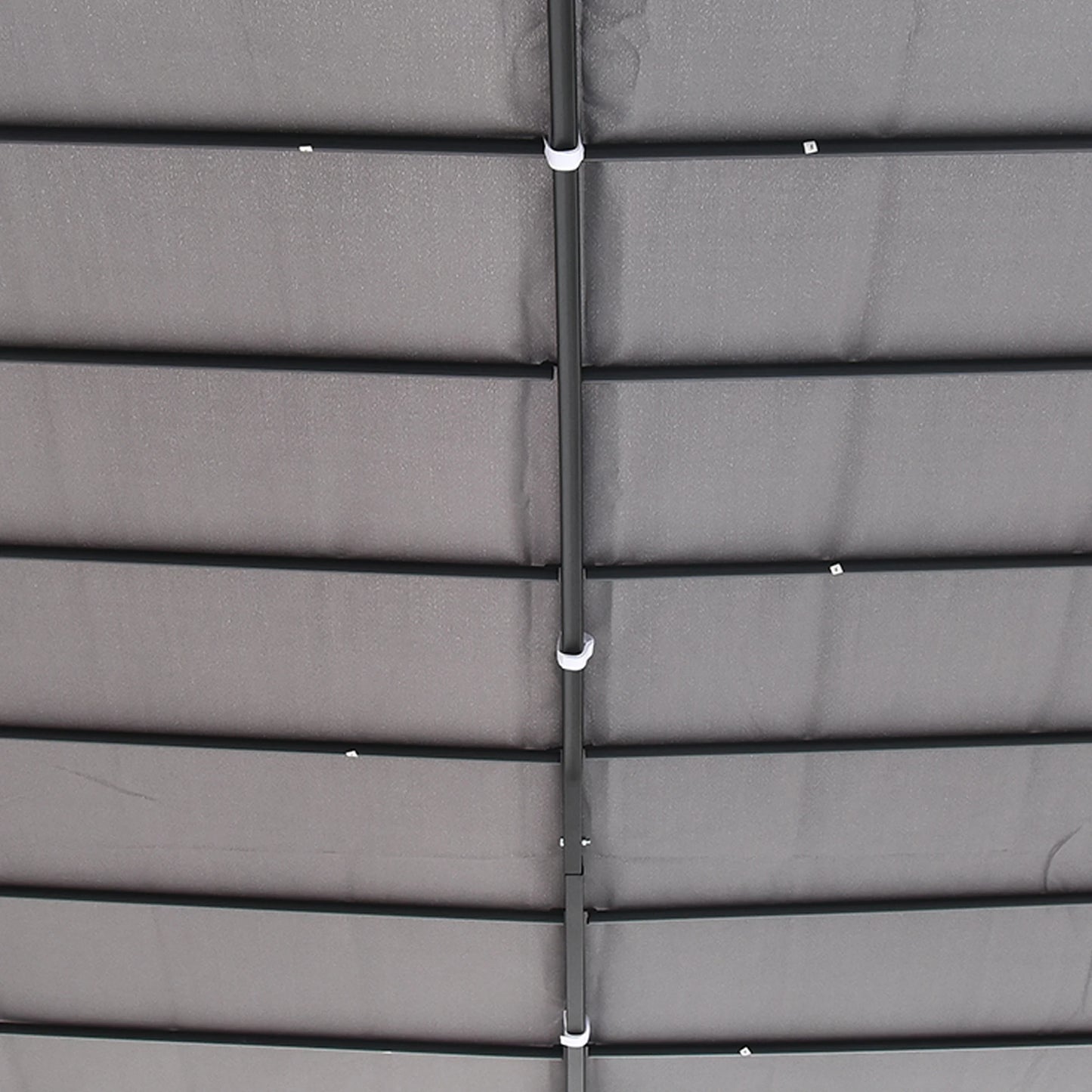 Tuin Pergola 3x3m - Waterdicht Zonnescherm - Met 16 Afwateringsgaten - UV Beschermend Dak - Stalen Frame - Grijze Partytent - QUORE