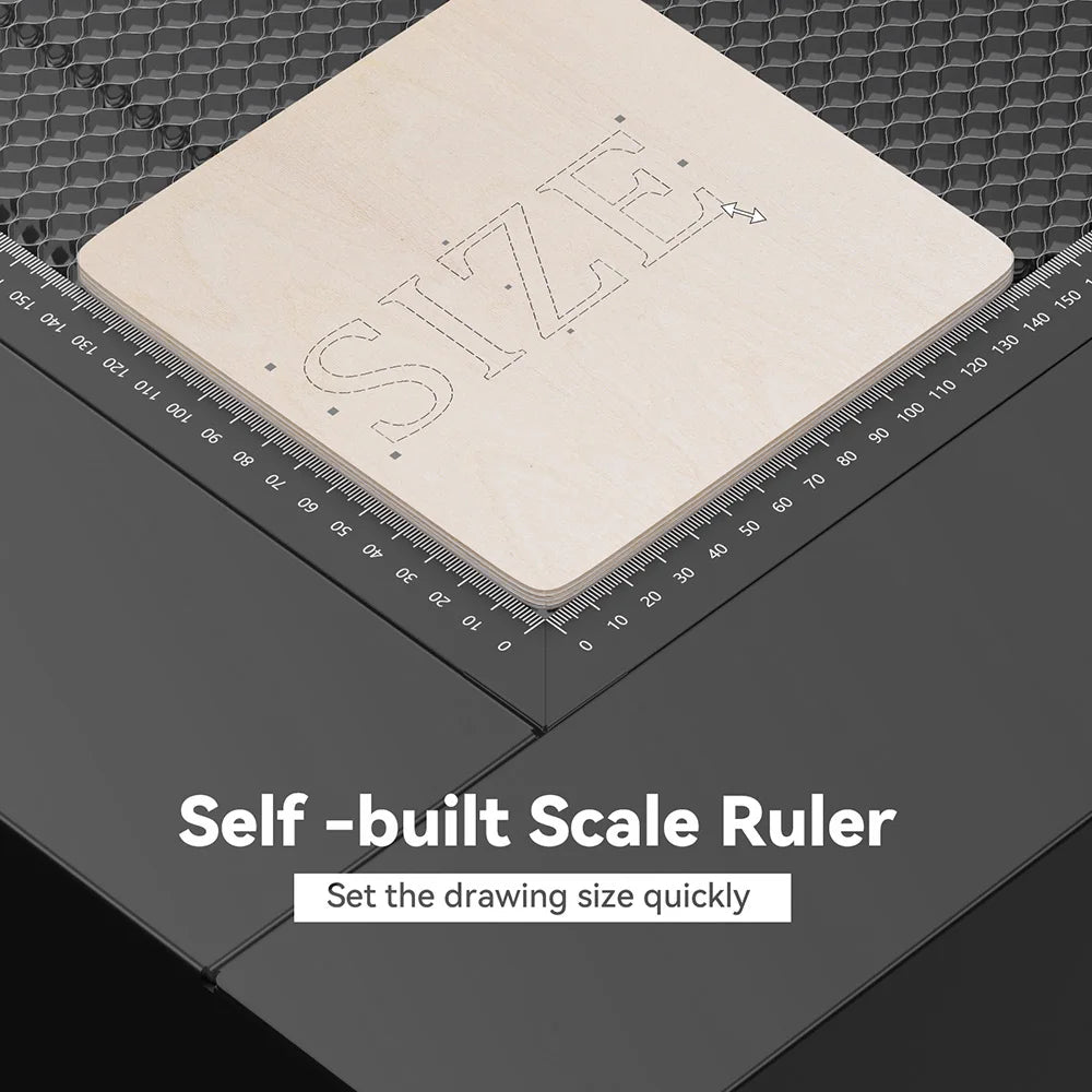 Honeycomb Laser Bed – Laser Werkplaat – Laser Snijbed – Laser Gravure Bed – Afzuigsysteem – Staal Constructie 650x650mm – Rookafvoer Ventilator
