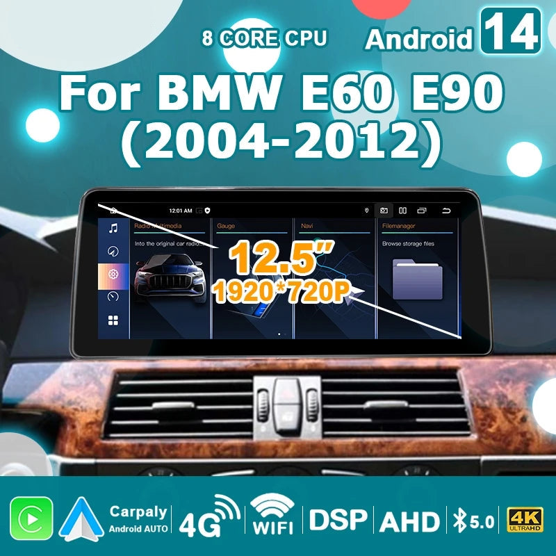 Android Car Radio – Multimediaspeler – Auto Entertainment Systeem – GPS Navigatie – Draadloos CarPlay – 10,25”/12,3” Touchscreen – 8GB RAM & 256GB Opslag - QUORE