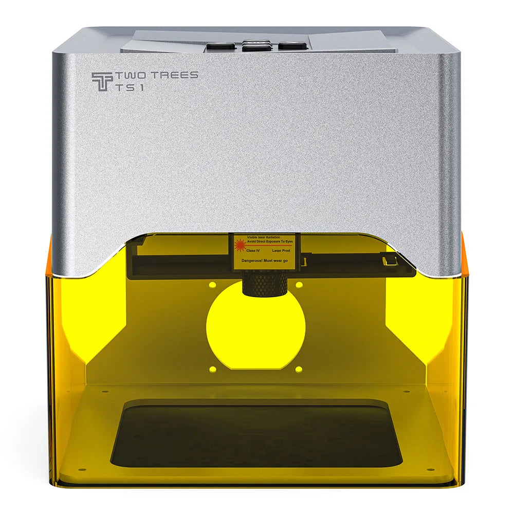 TWO TREES TS1 Mini 3W Laser Engraver 800mm/min Speed Supports Object Height 0-35mm Compatible with Lightburn/LaserGRBL 80*80mm
