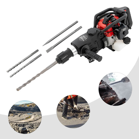 Afbraamhamer – Sloophamer – Breekhamer – Boorhamer – Slaghamer – 1000W Motor – 30 Joule Impactenergie