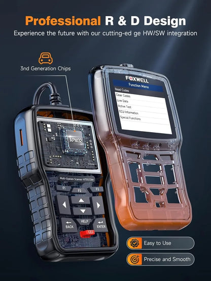 FOXWELL NT510 Elite For MB MERCEDES BENZ Bidirectional All System OBD2 Scanner Diagnostic Scan Tool Oil Reset EPB