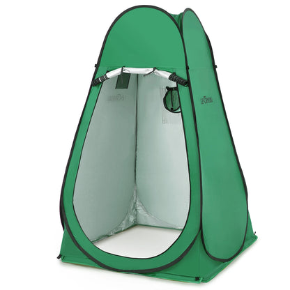 Pop-up Privacy Tent – Outdoor Douche-/Toilet-/Omkleedtent – UV & Waterbestendig – Groen – 120x120x185 cm