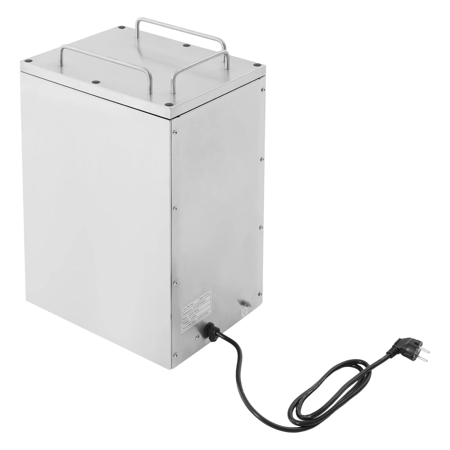 Kopjeswarmer – Mokverwarming – Bekerwarmer – Warmhoudplaat – Drankverwarmer – Roestvrij Staal – 2 Verwarmingscompartimenten – 75°C Constante Temperatuur