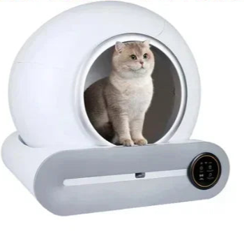 Automatische Kattenbak - Slimme Kattenbak -Zelfreinigende Kattenbak - 65L - Extra Grote - Zelfreinigend - Huisdierentoilet - voor Katten - Geen App