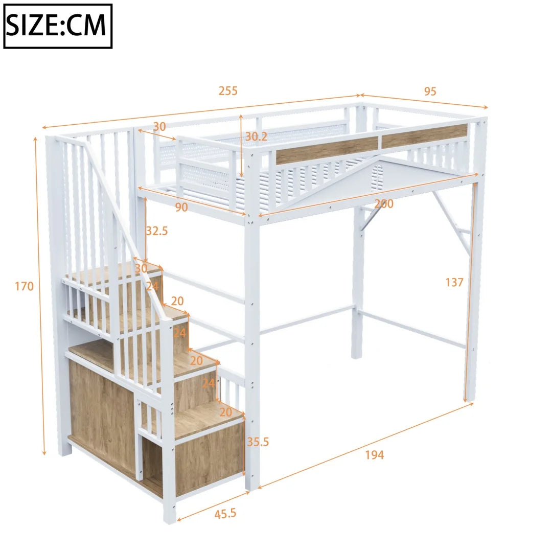 Uitklapbare Eettafel – Uitschuifbare Tafel – Ruimtebesparende Keukentafel – Multifunctionele Eettafel – Tafels met Opbergniveaus – 140×80 cm – Wit MDF Met Drie Opberglades