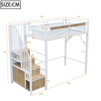 Uitklapbare Eettafel – Uitschuifbare Tafel – Ruimtebesparende Keukentafel – Multifunctionele Eettafel – Tafels met Opbergniveaus – 140×80 cm – Wit MDF Met Drie Opberglades