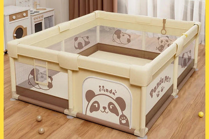 Kinderbox - Speelbox - Box Baby - Metalen Speelbox - Schuim Bescherming - Veilig Baby - Stofdicht - Speeltuin - 150-180cm