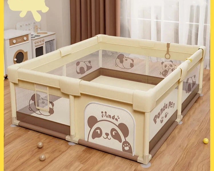 Kinderbox - Speelbox - Box Baby - Metalen Speelbox - Schuim Bescherming - Veilig Baby - Stofdicht - Speeltuin - 180-200cm