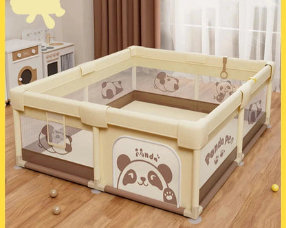 Kinderbox - Speelbox - Box Baby - Metalen Speelbox - Schuim Bescherming - Veilig Baby - Stofdicht - Speeltuin - 180-200cm
