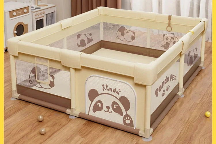 Kinderbox - Speelbox - Box Baby - Metalen Speelbox - Schuim Bescherming - Veilig Baby - Stofdicht - Speeltuin - 150-200cm
