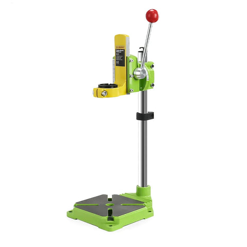 Drill Stand - Drill Holder - Drill Stand Drill - Adjustable Drill Stand - 90 Degree Rotating Drill Stand - with Fixed Frame Workbench Clamp