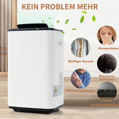 Luchtontvochtiger – Vochtvreter – Ontvochtiger – Anti Vocht – 25 Liter Per Dag – 6 Liter Reservoir - 26㎡