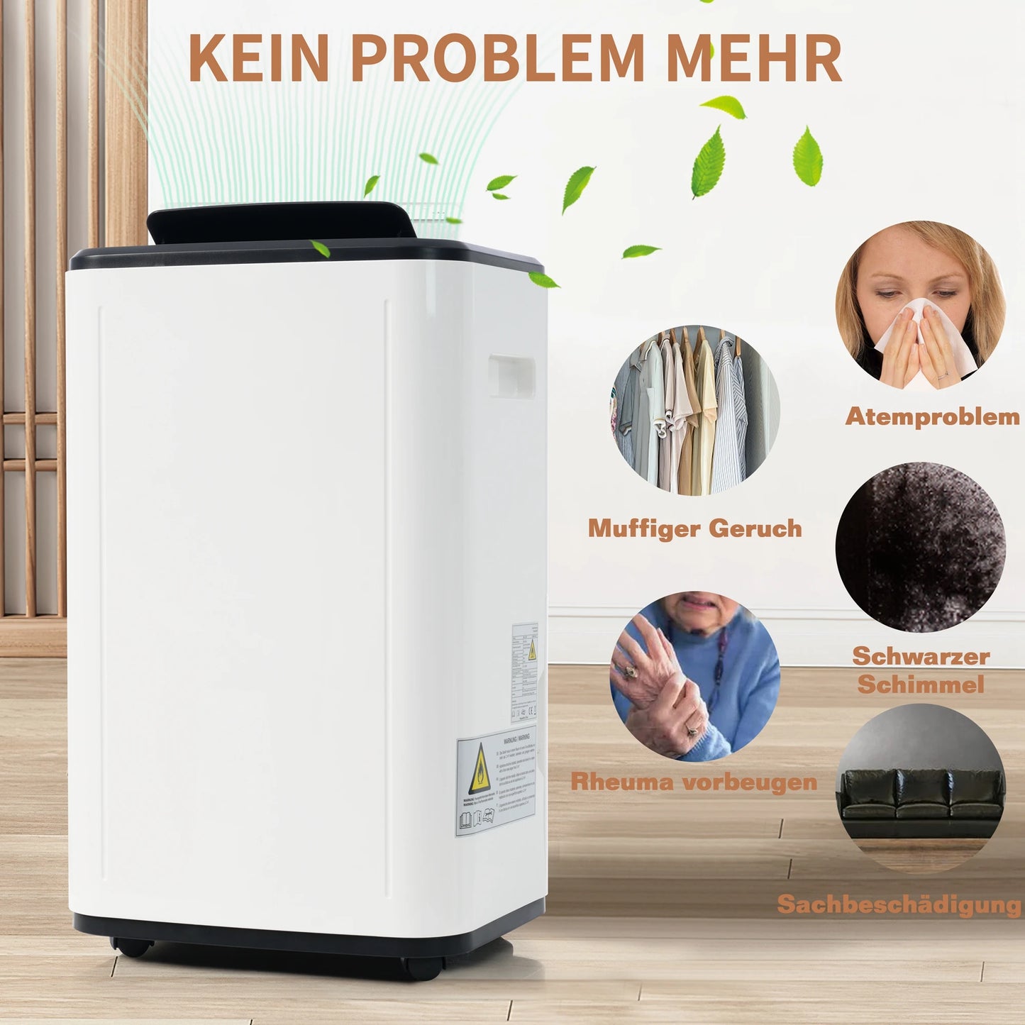 Luchtontvochtiger – Vochtvreter – Ontvochtiger – Anti Vocht – 25 Liter Per Dag – 6 Liter Reservoir - 15㎡