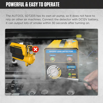Automotive Mistmachine - Auto Rooklekdetector - EVAP Lekdetectie - Vacuüm Tester - 12V - 5-15Psi - Diagnostische Tool - Professionele Diagnostische Analyzer