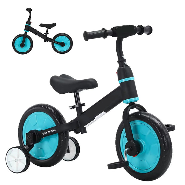 Peuter Oefenfiets - Kinderfiets - Loopfiets - Zijwieltjes - Unisex - 2-6 Jaar oud