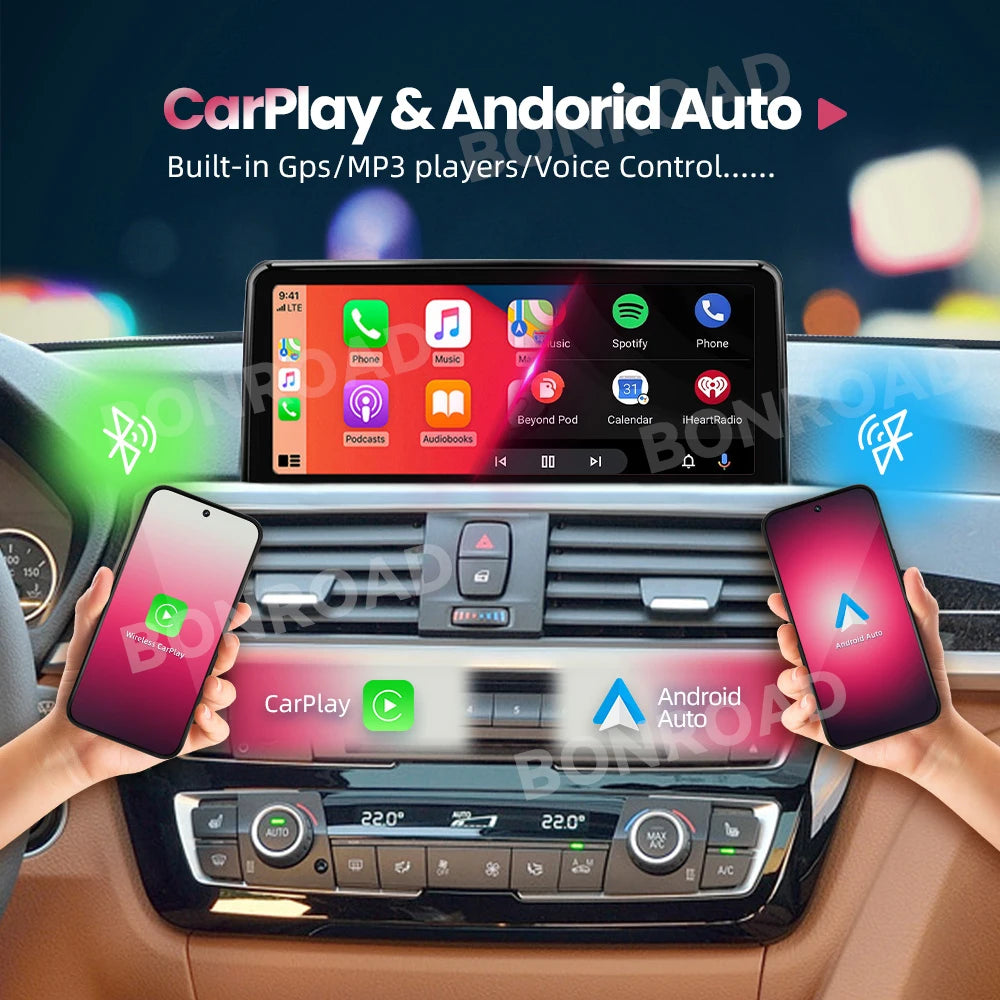 Multimedia Speler BMW 1 Serie – Autoradio Navigatiesysteem – Touchscreen Entertainment – Infotainment Systeem – Connected Car Upgrade – 10,25 Inch Scherm – Draadloze CarPlay & Android Auto - QUORE