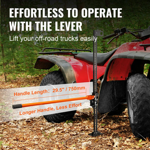 Vevor - High Lift Agricultural Jack - Garage Jack - Jack - Max 7000lbs- Max 60in Height - Extended - for Tractor Truck