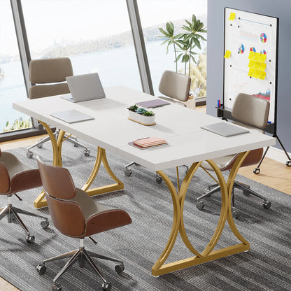 Bureau – Werkplek – Thuiswerkplek – Studietafel – Vergadertafel – Metalen Frame – Slijtvast MDF Werkblad