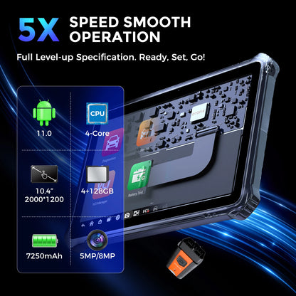 Autodiagnose Scanner – Diagnoseapparaat – Foutcode Lezer – ECU Programmer – Bi-directionele Tester – Android 11 Tablet – Snelle Octa-Core Processor