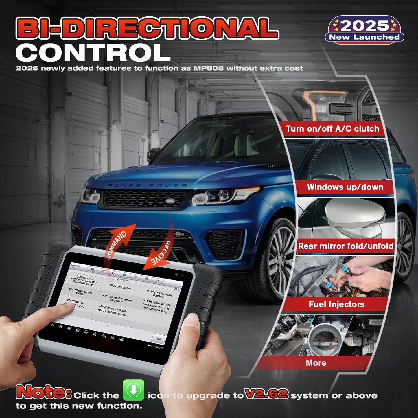 Auto Diagnosetool – OBD2 Scanner – Diagnoseapparaat – Bluetooth Diagnosetool – Touchscreen – 7-Inch Display – Snelle Prestaties