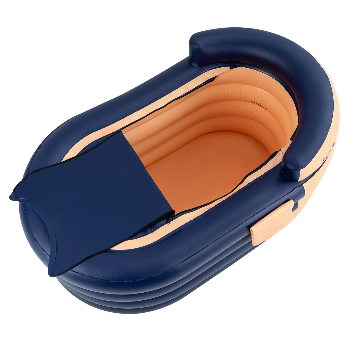 Opvouwbaar Bad - Ligbad - Bath Bucket - poffertjespan - Inklapbaar Bad - Bath Bucket - Zitbad voor Kinderen - Inklapbaar - Rechthoekige emmer waterbak - Opvouwbare Opblaasbare Badkuip voor Volwassenen - Orange