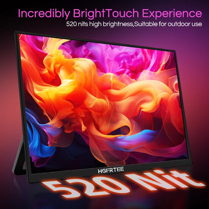 Draagbare Monitor – Portable Scherm – Tweede Scherm – Laptop Monitor – Gaming Monitor – 13,5 Inch – 2.2K Resolutie – 520 cd/m² Helderheid - QUORE