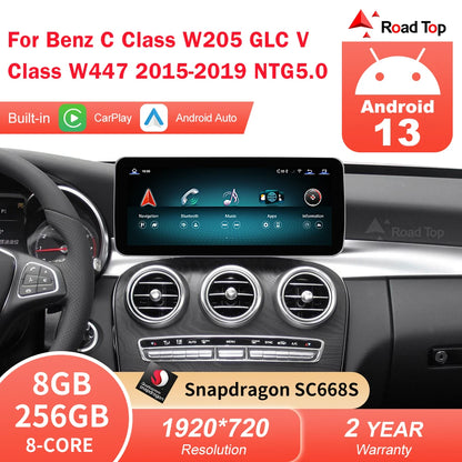 Android 13 Touchscreen – Multimedia Unit – Navigatiesysteem – Auto Radio – Head Unit – 10,25 Inch Scherm – Qualcomm 8GB RAM & 128GB Opslag