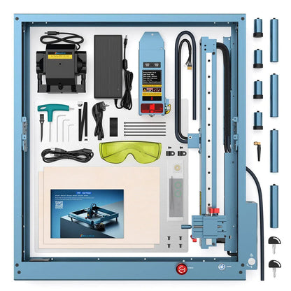 Lasergraveermachine – Laser Cutter – Graveerprinter – Snijmachine – 400 X 400 mm Werkoppervlak – 40W Lasermodule
