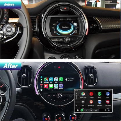 Draadloze CarPlay Adapter – Android Auto Adapter – Bluetooth Interface – Auto Multimedia Connector – Mini NBT CIC Systeem – Plug & Play Installatie – Handsfree Bellen & Navigatie - QUORE