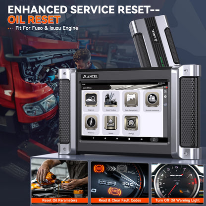 Diagnose- En Service Scanner – Diagnoseapparaat – Foutcode Lezer – Truck Scanner – 24V Systemen – DPF Regeneratie – Service Reset