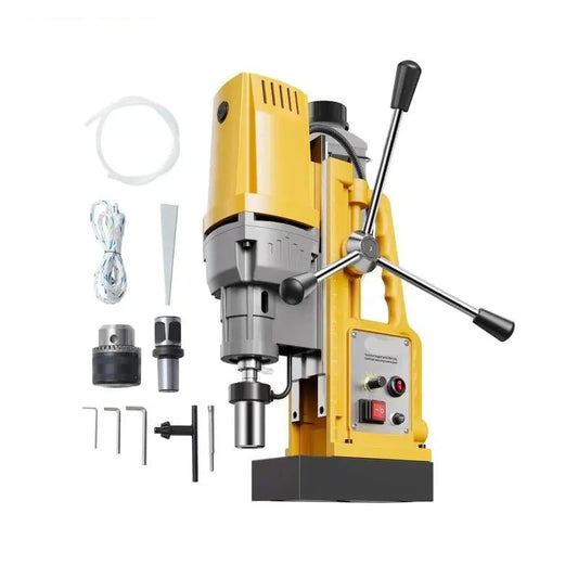 Magneetboormachine - Elektrische Boorpers - Industriële Kernboormachine - Magnetische Boormachine - Boormachine - 1400W - 50 mm Boordiameter  50 mm Boordiepte - Voor Staal en IJzer
