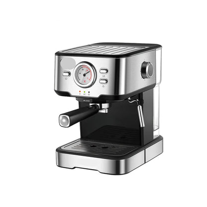 Espressomachine - 20 Bar - Compact Koffiezetapparaat - Semi automatisch - Espresso machine - 220V - RVS Koffiemachine - Stoompijpje & Display - QUORE
