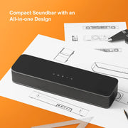 Soundbar - Soundbars voor TV - Soundbar met Subwoofer - Soundbar 120W – 2.1ch TV – Bluetooth 5.3 – Smart App - EQ-instellingen – Draadloos - Bedraad – Geschikt voor TV, PC & Gaming - Zwart