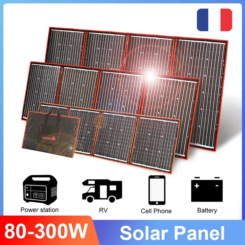 Flexibel Zonnepaneel – Opvouwbaar – Draagbaar – Mobiele Zonne-energie – USB Uitgang – Monokristallijn Silicium