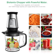 Slow Juicer - Juicer - Fruit and Vegetable Juicer - Juice Maker - 3-in-1 - Multifunctional Food Processor - 700W - Portable Juicer Blender - Personal Smoothie Mixer - Silver