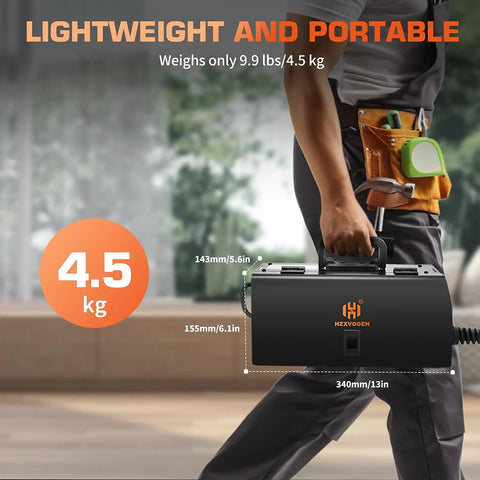 Hzxvogen - Welding Machine - Electric Welding Machine - Mig Welding Machine - Without Gas - MIG145 - Iron Soldering - Portable Electric Welder For Metal - Black