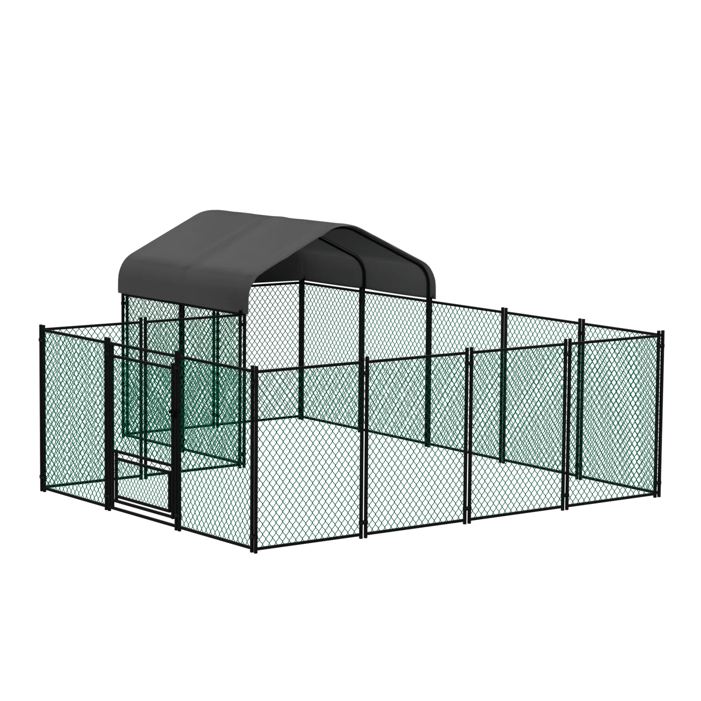 Kippenren – Kippenhok – Pluimvee Ren – Buitenren – Dierenren – Ruim 393x312x156 cm – Stevige IJzeren Constructie